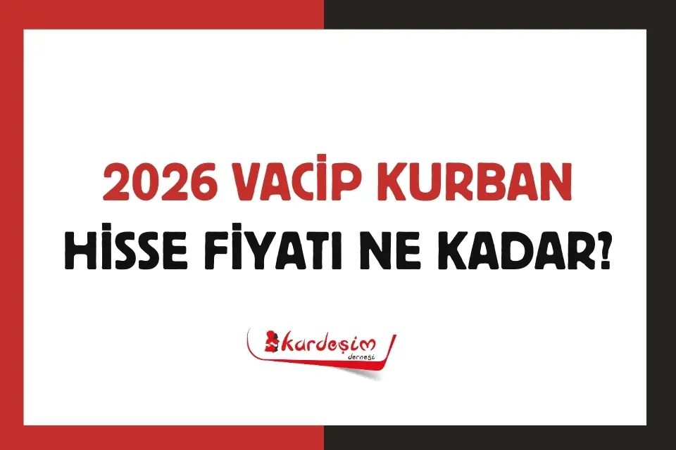 2026 Vacip Kurban Hisse Fiyatı Ne Kadar? |Afrika 4.500 TL