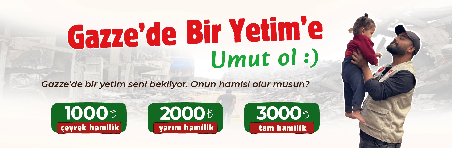 Gazze'de Bir Yetim'e